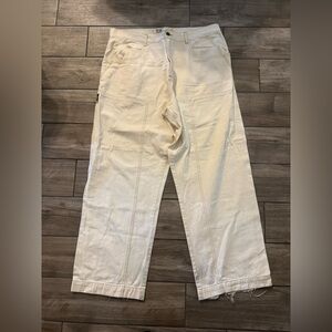 Y2K Light Beige State Property Jeans 40 x 32 light wear
